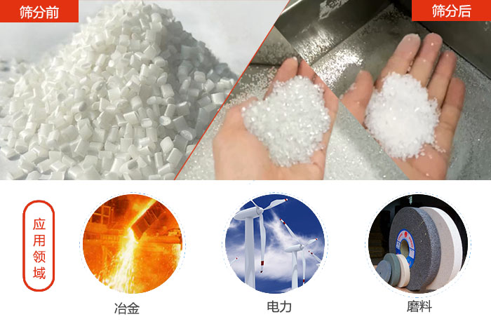 多用于：冶金行業，磨料陶瓷行業，行業等